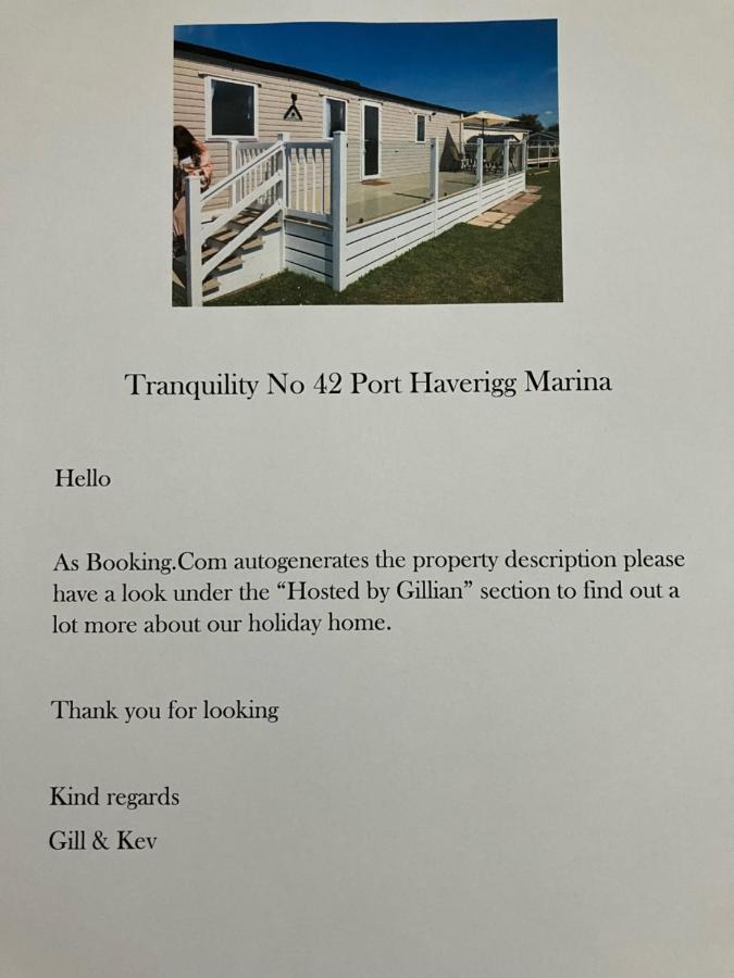 מילום Tranquility No 42 Port Haverigg Marina מראה חיצוני תמונה